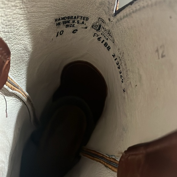 Justin boots handcrafted size 10 - Picture 5 of 14